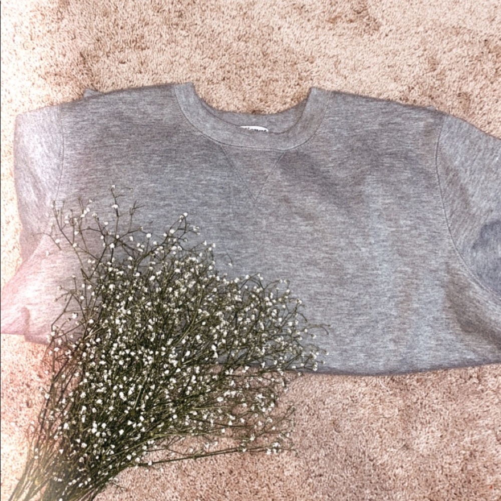 Grey Crew Sweatshirt